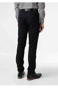 Renzo Men's Dart Front Pant - black
