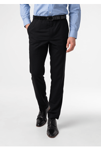 Renzo Men's Dart Front Pant - black