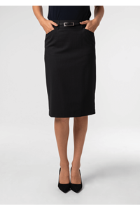 Julia 68cm Straight Skirt - charcoal