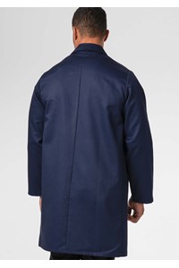 Deane Dustcoat With Pockets - Cotton - navy