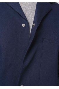 Deane Dustcoat With Pockets - Cotton - navy