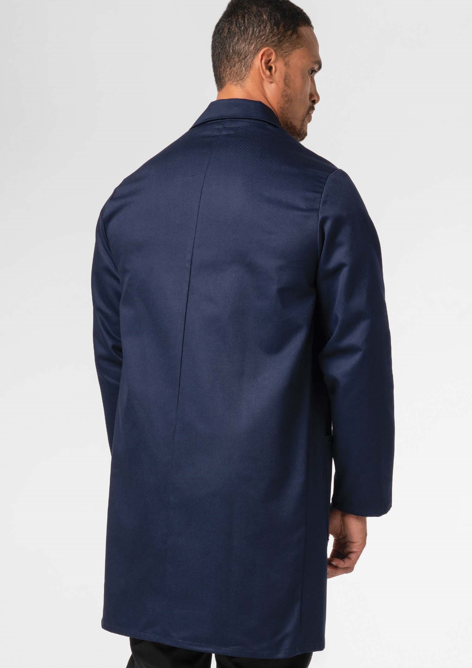 Deane Dustcoat With Pockets - navy