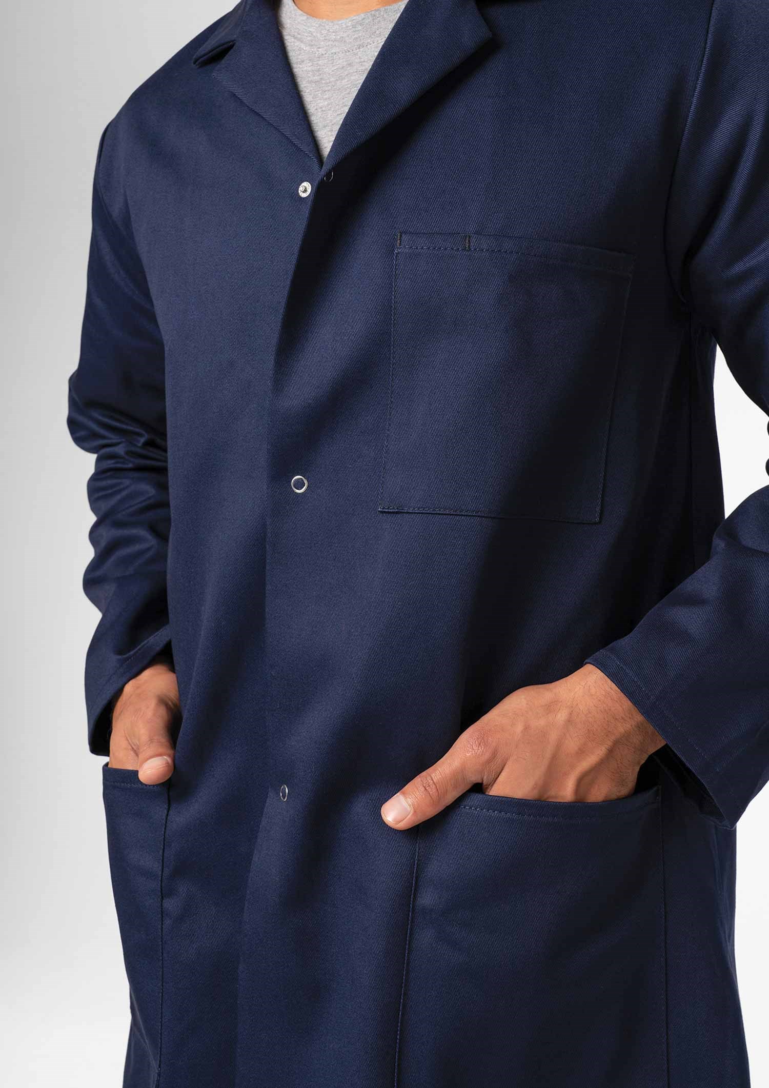 Deane Dustcoat With Pockets - navy