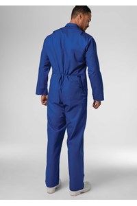 Classic Long Sleeve Poly-Cotton Zip Overall - royal