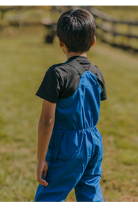 Kids Classic Sleeveless Overall - royal
