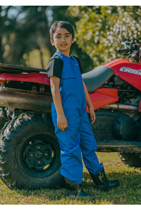 Kids Classic Sleeveless Overall - royal
