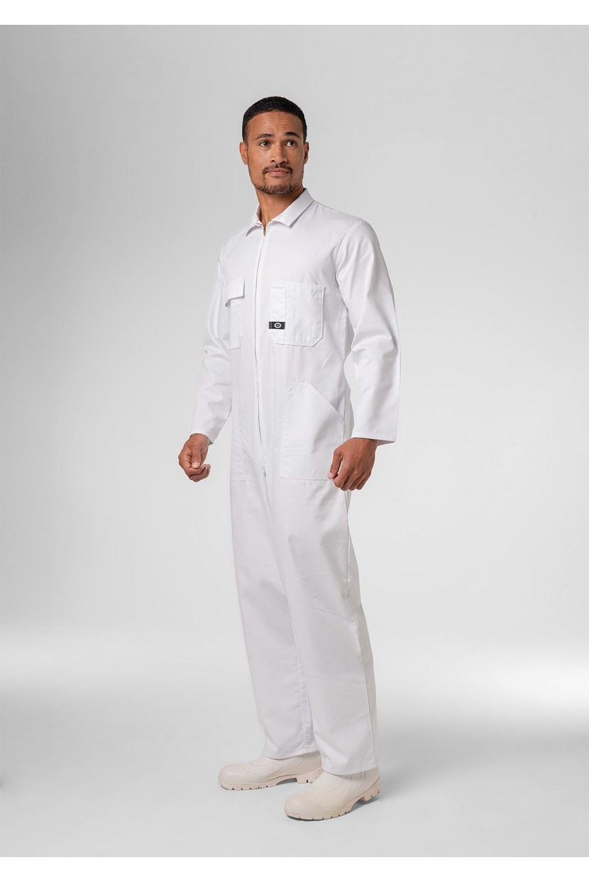 Long Sleeve Cotton Zip Overalls