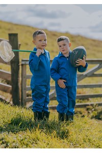 Kids Classic Long Sleeve Overall - royal
