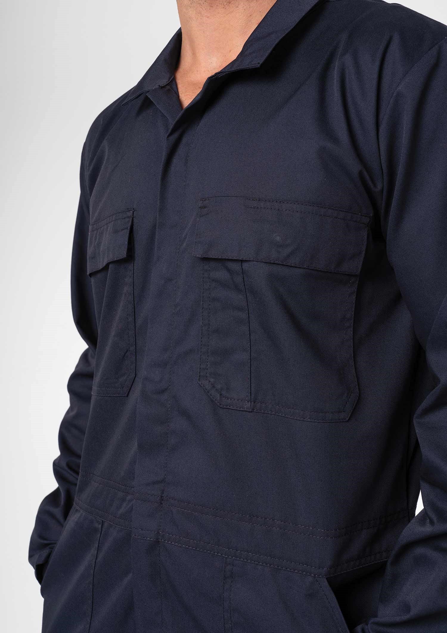 Deane P/C 240gsm Dome Overall - navy