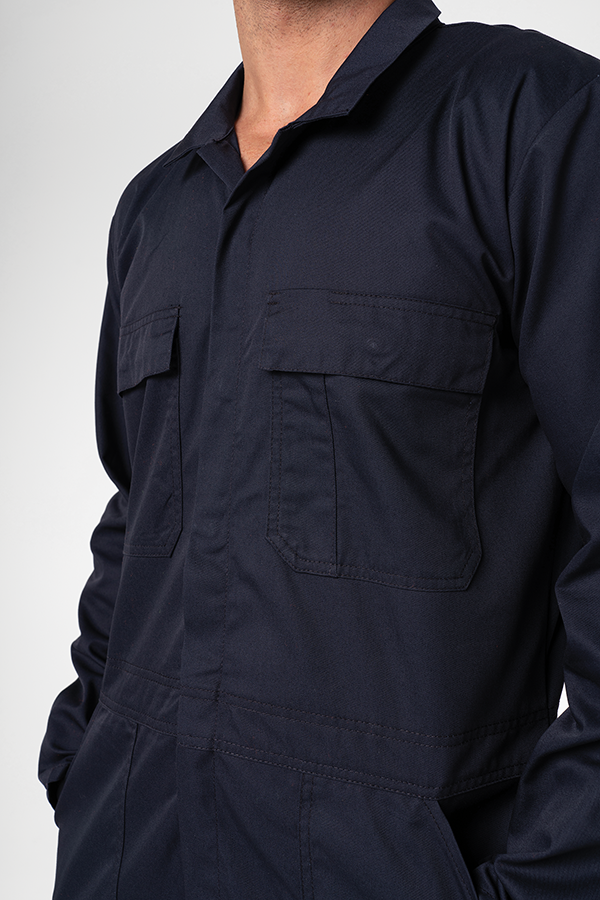 Deane P/C 240gsm Dome Overall - navy