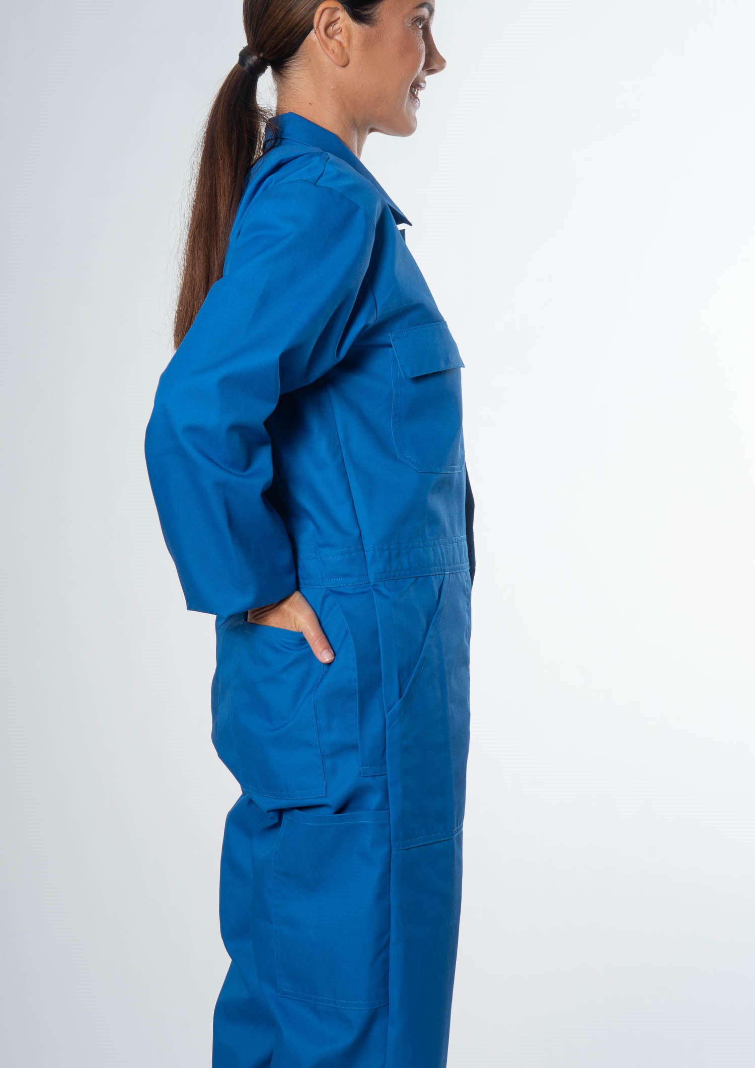 Deane P/C 240gsm Dome Overall - mid blue