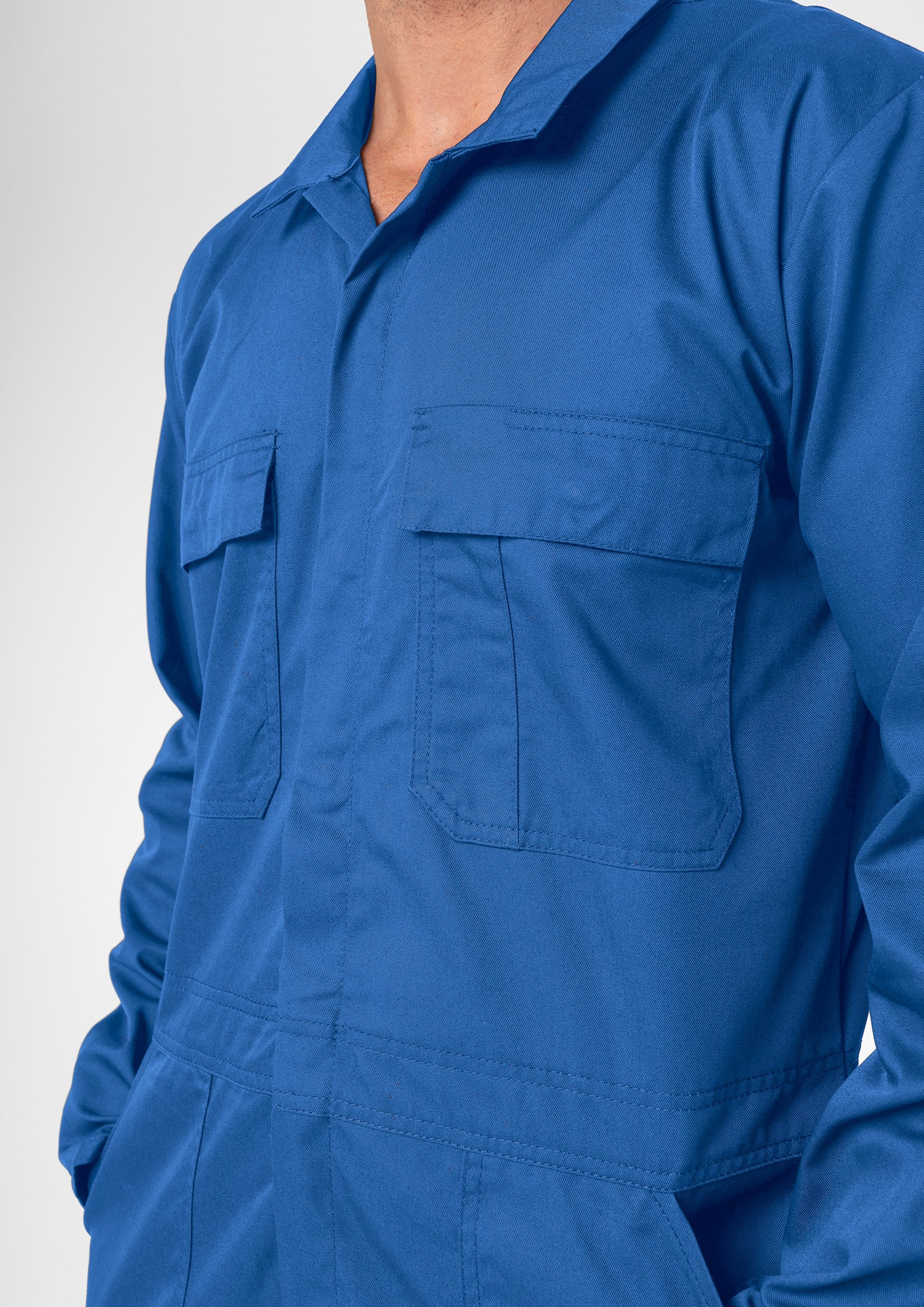 Deane P/C 240gsm Dome Overall - mid blue