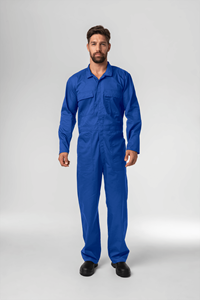Deane P/C 240gsm Dome Overall - mid blue
