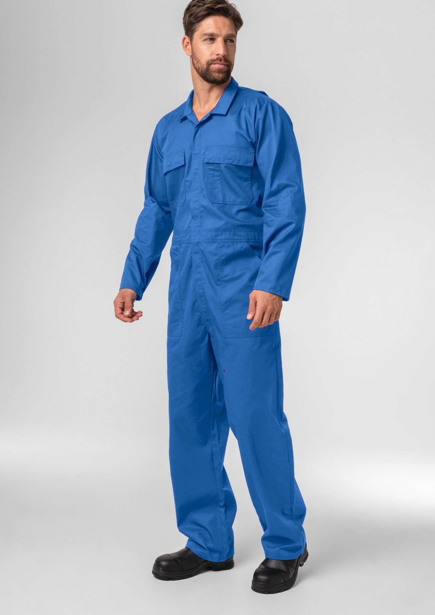 Deane P/C 240gsm Dome Overall - mid blue