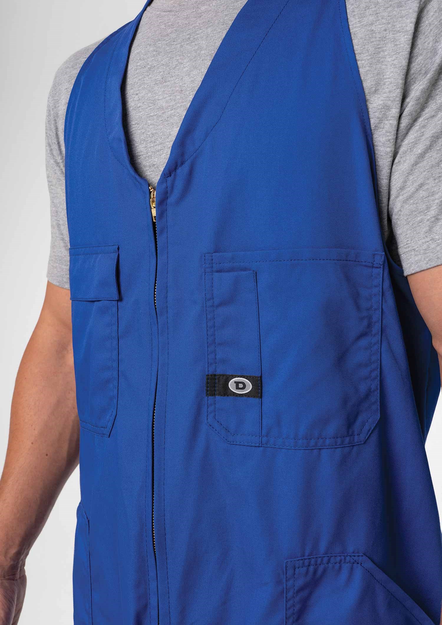 Deane Zip Coverall - royal