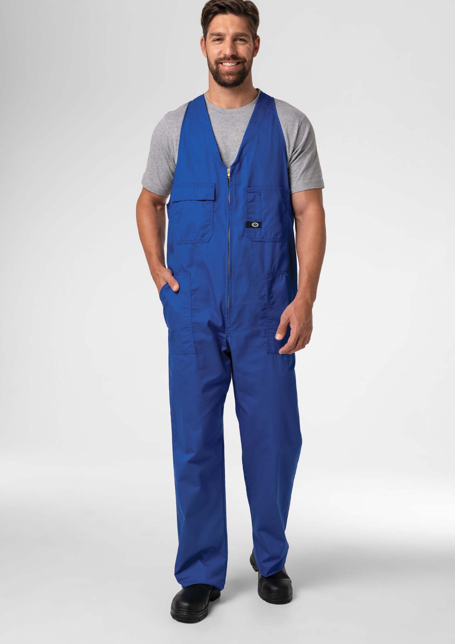 Deane Zip Coverall - royal