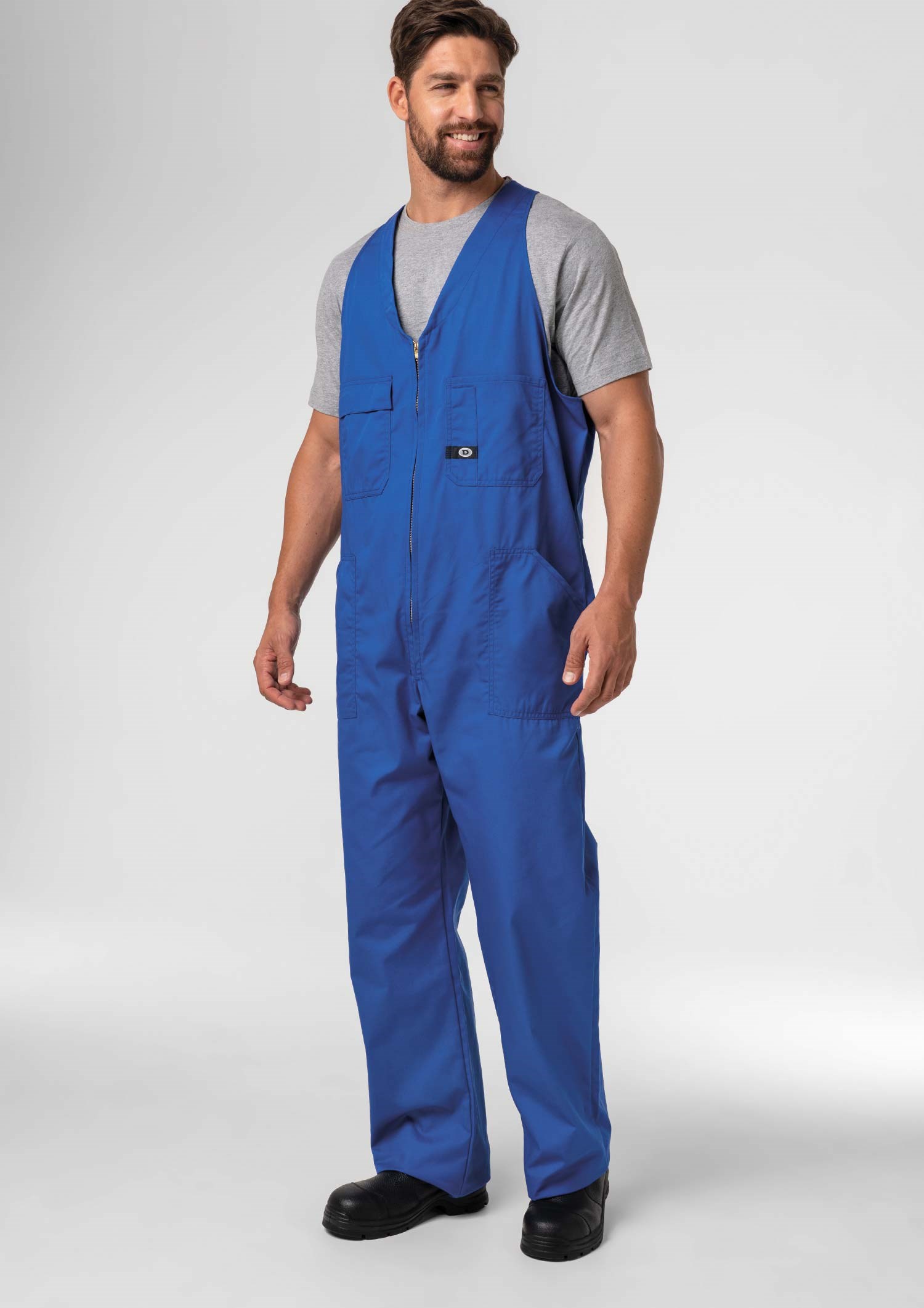 Deane Zip Coverall - royal