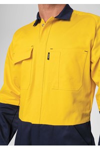 Flex Day Dome Overall - navy/yellow