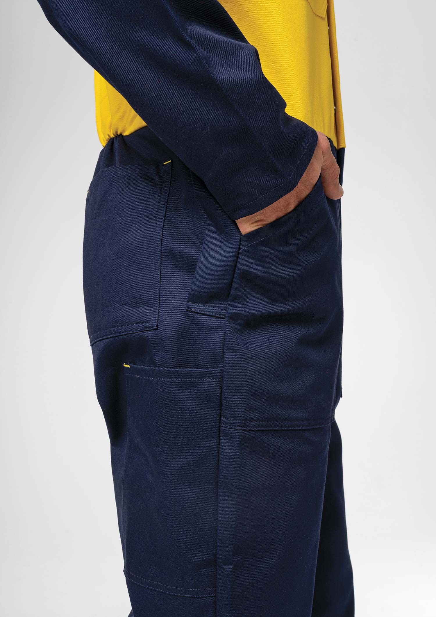 Flex Day Dome Overall - navy/yellow