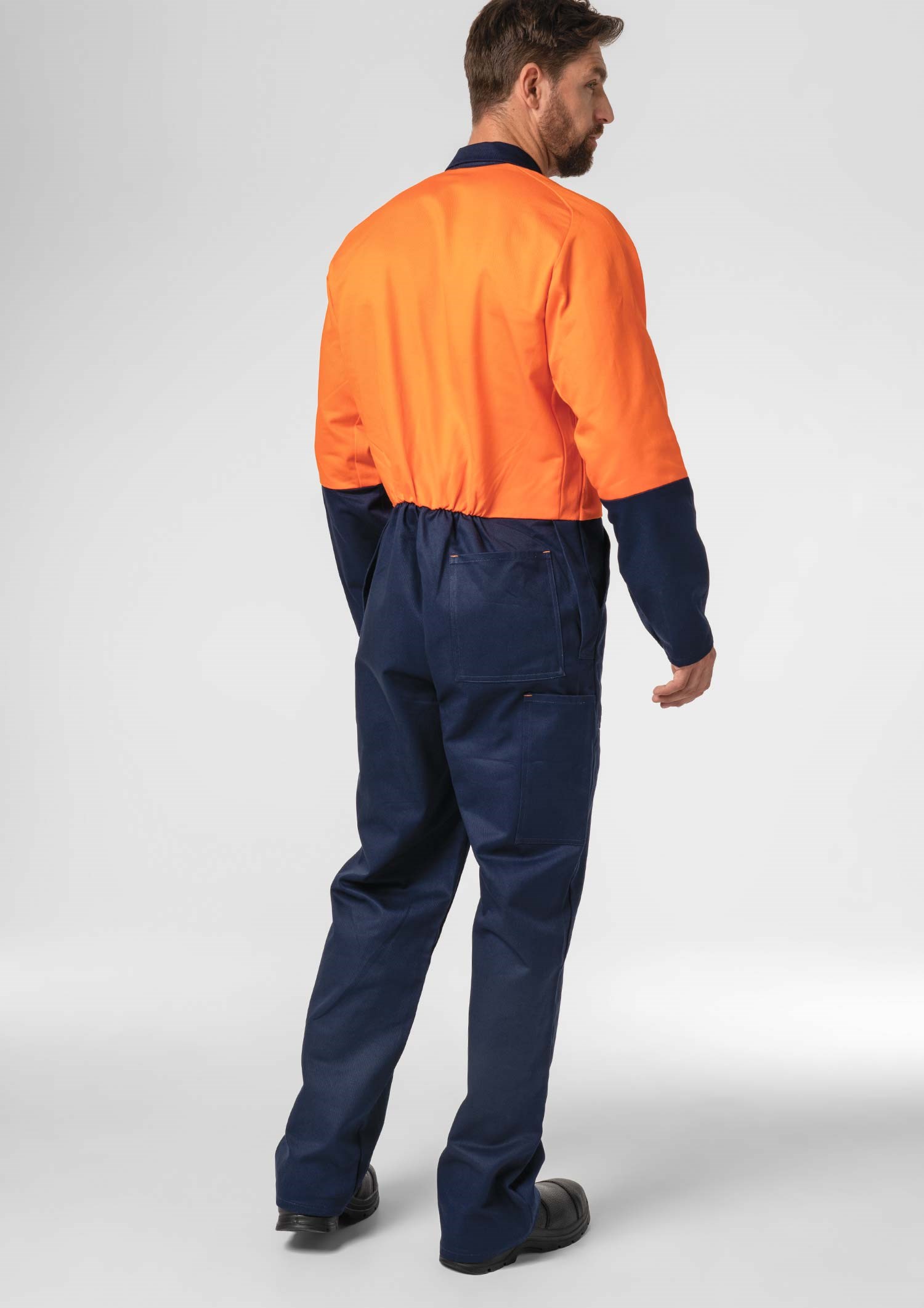 Flex Day Dome Overall - navy/orange