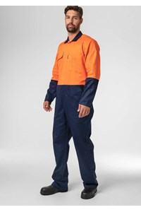 Flex Day Dome Overall - navy/orange