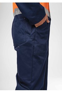 Flex Day/Night Zip Overall - navy/orange