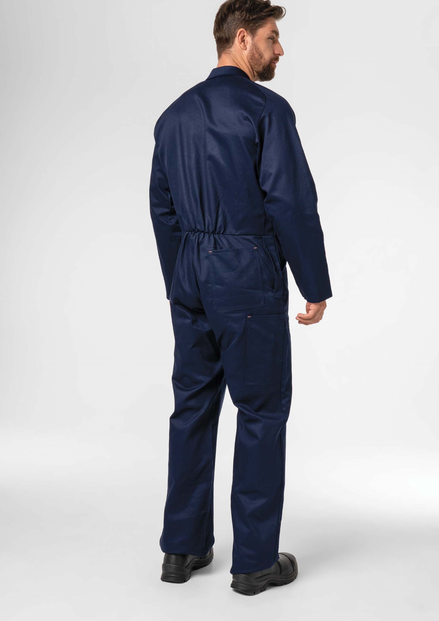 Flex Cotton Overall - navy