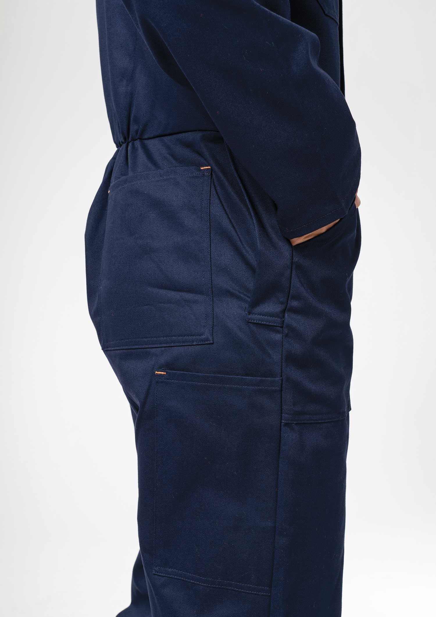 Flex Cotton Overall - navy