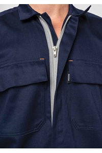 Flex Cotton Overall - navy