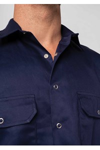 Deane Dome Work Shirt - navy