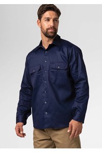 Deane Dome Work Shirt - navy