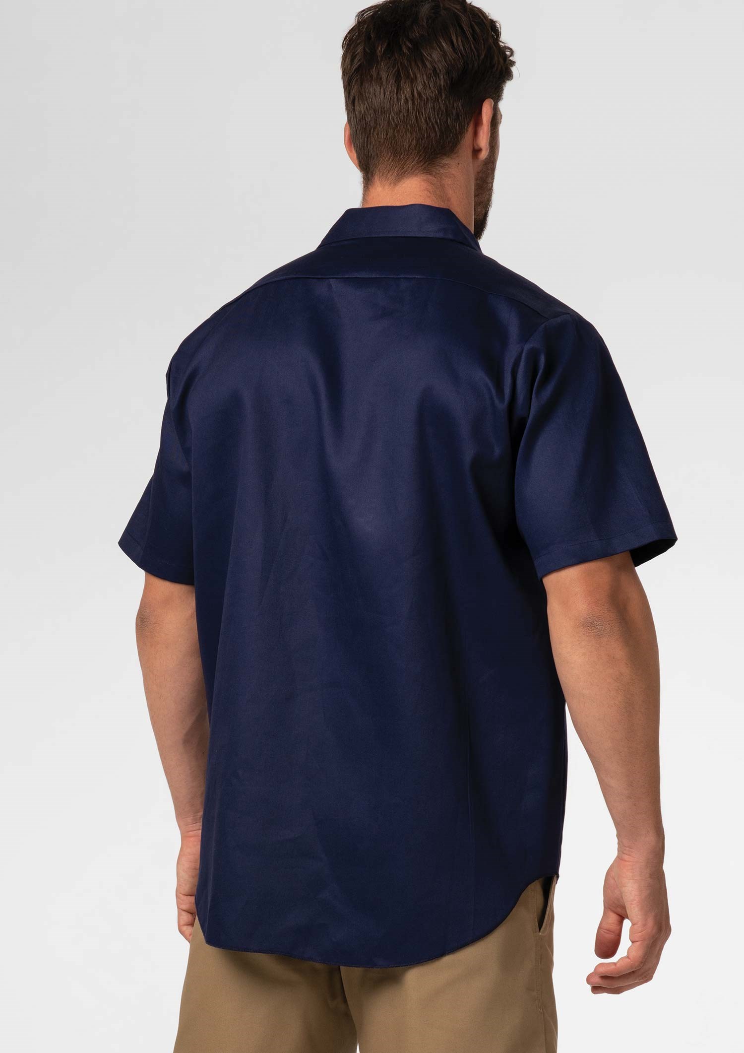 Deane S/S Dome Work Shirt - navy