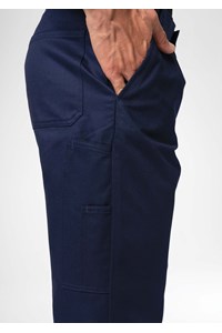 Men's Single Pleat Work Trouser - navy