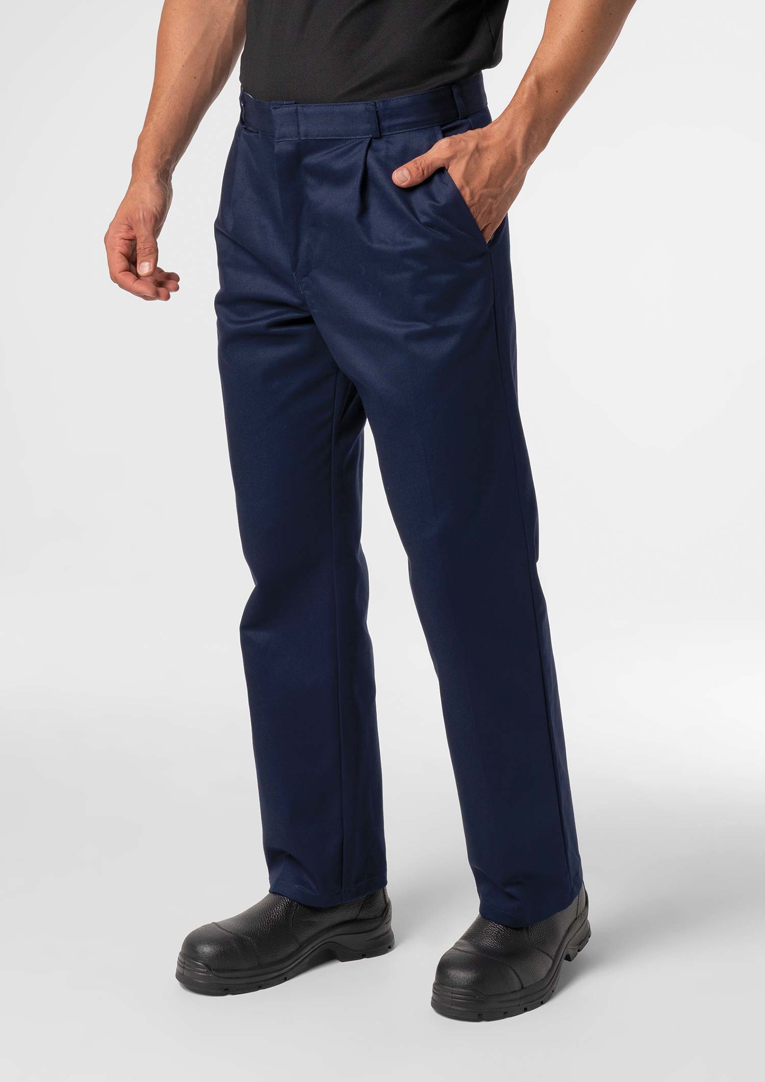 TrousersMen's Single Pleat Work Trouser